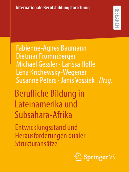 Title details for Berufliche Bildung in Lateinamerika und Subsahara-Afrika by Fabienne-Agnes Baumann - Wait list